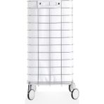 Decor Walther Trolley Çamaşır Sepeti, Tekerlekli - Beyaz/krom