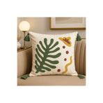 DECORA CASA HOME COLLECTİON Punch Panç Nakşlı Dekoratif kırlent Kılıfı (1Adet) 44x44 Cm