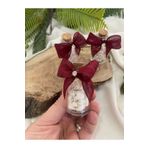 DECORAHOBİ Kalp Şekerli Mini Cam Şişe, Söz, Nişan, Nikah, Kına, Düğün Hediyeliği, Nişan Hediyeliği (20 Adet)