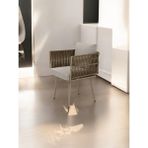 Decoraks Milano Çay Seti Tekli Koltuk Sandalye Berjer Oturma Odası Kafe Antre Hol Ofis Krem Metal - Krem - Cappucino