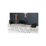 Decoraks Sarmaşık Çay Seti Takımı Koltuk Takımı Oturma Odası Kafe Antre Hol Ofis 2+1+1 Gold Metal PUDRA