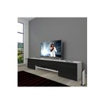 Decoraktiv 1E1 SLM 180 Beyaz Siyah Tv Ünitesi