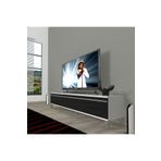 Decoraktiv Beyaz Siyah Eko 140 T Mdf Krom Ayaklı Tv Ünitesi