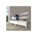 Decoraktiv Eko 200T Mdf Silver Ceviz Beyaz Tv Ünitesi