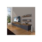 Decoraktiv EKO 220R MDF Ceviz - Antrasit TV Sehpası
