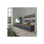 Decoraktiv Eko 4 MDF Beyaz Antrasit STD TV Ünitesi