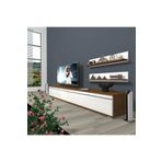 Decoraktiv Eko 4 Mdf Ceviz Beyaz Std Tv Ünitesi