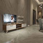 Decoraktiv Eko 4 Mdf Dvd Retro Ceviz Beyaz Tv Sehpa Ünitesi