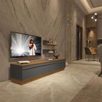 Decoraktiv EKO 4B Mdf Std Pera Antrasit Tv Ünitesi