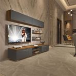 Decoraktiv EKO 5 Mdf Dvd Pera Antrasit Tv Ünitesi