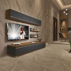 Decoraktiv EKO 5 Mdf Std Pera Antrasit Tv Ünitesi