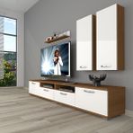 Decoraktiv Eko 5200D Mdf Beyaz Ceviz Tv Sehpa Ünitesi
