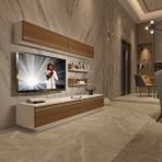 Decoraktiv EKO 5B Mdf Std Ceviz Beyaz Tv Ünitesi