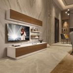 Decoraktiv EKO 5B Slm Std Beyaz Ceviz Tv Ünitesi