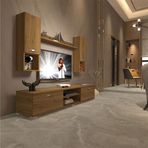 Decoraktiv EKO 5DA Mdf Dvd Naturel Pera Tv Ünitesi