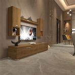 Decoraktiv EKO 5DA Mdf Std Naturel Pera Tv Ünitesi