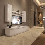 Decoraktiv EKO 5DB Mdf Std Parlak Beyaz Tv Ünitesi