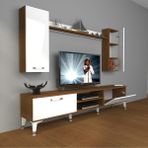 Decoraktiv Eko 7 MDF DVD Beyaz Ceviz Tv Ünitesi