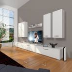 Decoraktiv Eko 8D SLM Parlak Beyaz Tv Ünitesi
