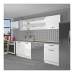 Decoraktiv Elite 280 Y Parlak Beyaz Hazır Mutfak Dolabı