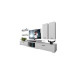 Decoraktiv Flex 5D SLM Parlak Beyaz Tv Ünitesi
