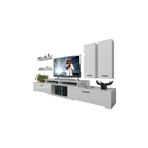 Decoraktiv Flex 5D130 SLM Parlak Beyaz Tv Ünitesi