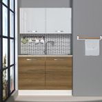 Decoraktiv Mini 120 Mdf Hazır Mutfak Dolabı Pera Beyaz