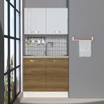 Decoraktiv Mini 90 Mdf Hazır Mutfak Dolabı Pera Beyaz