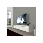 Decoraktiv Parlak Beyaz Eko 140 T Mdf Krom Ayaklı Tv Ünitesi