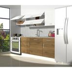 Decoraktiv Prestij 220 MDF Hazır Mutfak Dolabı - Tezgah Dahil - Pera - Beyaz