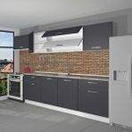 Decoraktiv Prestij 280 Mdf Hazır Mutfak Dolabı Antrasit