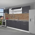 Decoraktiv Prestij 280 Mdf Hazır Mutfak Dolabı - Tezgah Dahil - Antrasit