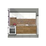 Decoraktiv Smart 240 Mdf Hazır Mutfak Dolabı Pera Beyaz
