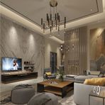 Decoraktiv Trendstyle 4s MDF Tv Ünitesi ve Orta Sehpa 2'li Set - Ceviz Siyah