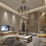 Decoraktiv Trendstyle 4s MDF Tv Ünitesi ve Orta Sehpa 2'li Set - Pera Beyaz