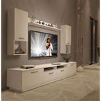 Decoraktiv Trendstyle 5220das Parlak Beyaz Mdf Tv Ünitesi Tv Sehpası