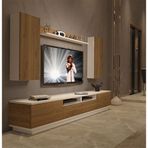 Decoraktiv Trendstyle 5220ds Pera Beyaz Mdf Tv Ünitesi Tv Sehpası
