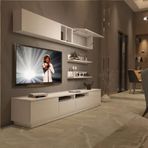 Decoraktiv Trendstyle 5220s Parlak Beyaz Mdf Tv Ünitesi Tv Sehpası