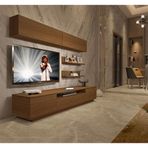 Decoraktiv Trendstyle 5s Naturel Ceviz Mdf Tv Ünitesi Tv Sehpası