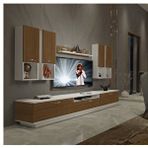 Decoraktiv Trendstyle 8da Beyaz Ceviz Mdf Tv Ünitesi Tv Sehpası