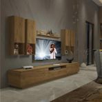Decoraktiv Trendstyle 8das Naturel Pera Mdf Tv Ünitesi Tv Sehpası