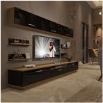 Decoraktiv Trendstyle 8y Mdf Pera Siyah Tv Ünitesi