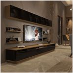 Decoraktiv Trendstyle 8ys Mdf Pera Siyah Tv Ünitesi