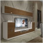 Decoraktiv Trendstyle 9 Mdf Beyaz Ceviz Tv Ünitesi