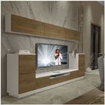 Decoraktiv Trendstyle 9s Mdf Pera Beyaz Tv Ünitesi