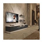 Decoraktiv Trendstyle Beyaz Antrasit 220r Mdf Tv Ünitesi Tv Sehpası