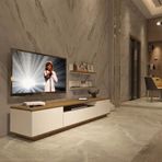 Decoraktiv Trendstyle Beyaz Pera 4s Mdf Tv Ünitesi Tv Sehpası