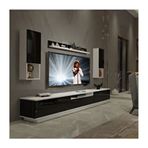 Decoraktiv Trendstyle Beyaz Siyah 270das Mdf Tv Ünitesi Tv Sehpası