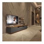 Decoraktiv Trendstyle Ceviz Antrasit 4 Mdf Tv Ünitesi Tv Sehpası
