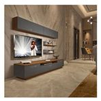 Decoraktiv Trendstyle Ceviz Antrasit 5 Mdf Tv Ünitesi Tv Sehpası